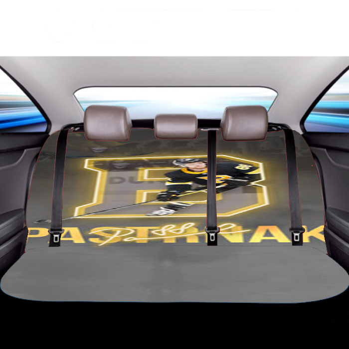 Boston Bruins David Pastrnak Car Back Rear Seat Covers