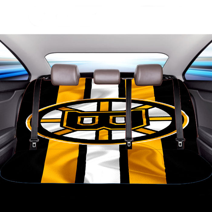 Boston Bruins Flag Car Back Rear Seat Covers