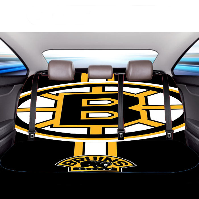 Boston Bruins Logo Car Back Rear Seat Covers