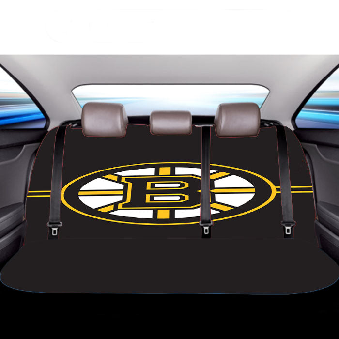 Boston Bruins Nhl Logo Car Back Rear Seat Covers