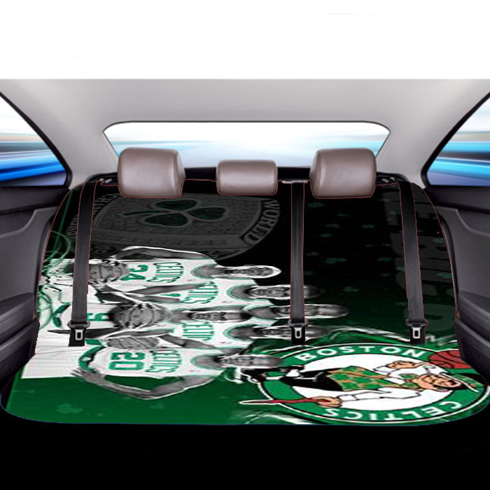 Boston Celtics Basketball Car Back Rear Seat Covers