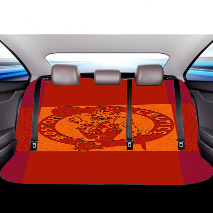 Boston Celtics Cover Design Car Back Rear Seat Covers