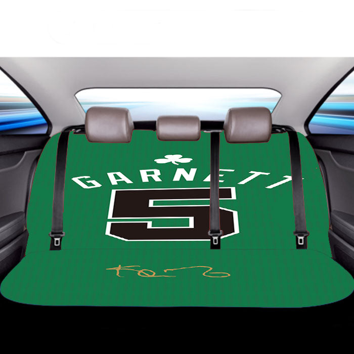 Boston Celtics Garnett Car Back Rear Seat Covers