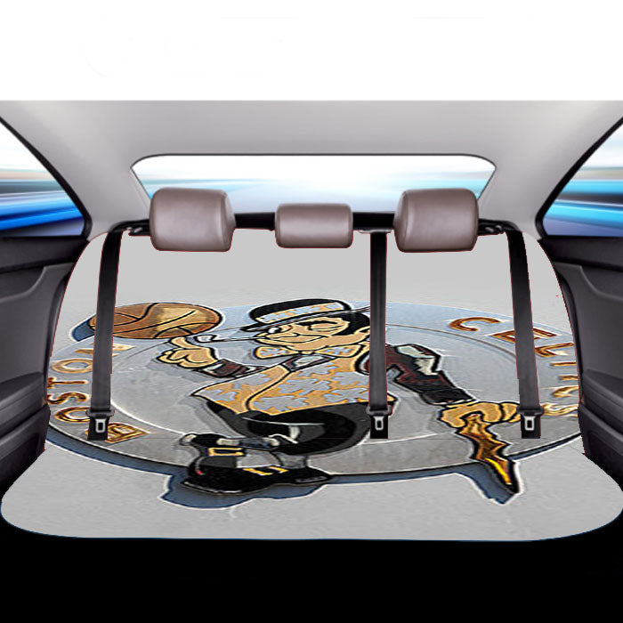 Boston Celtics Greyscale Car Back Rear Seat Covers