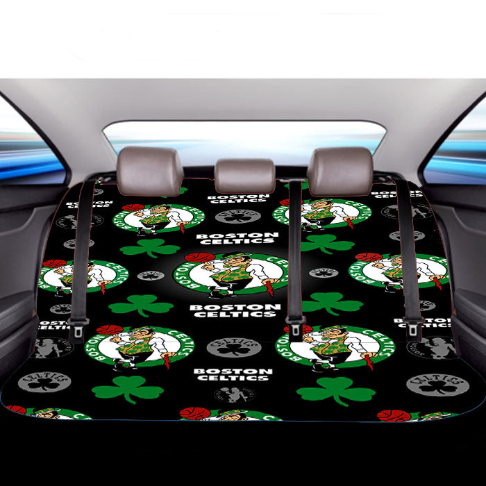 Boston Celtics Patters Car Back Rear Seat Covers