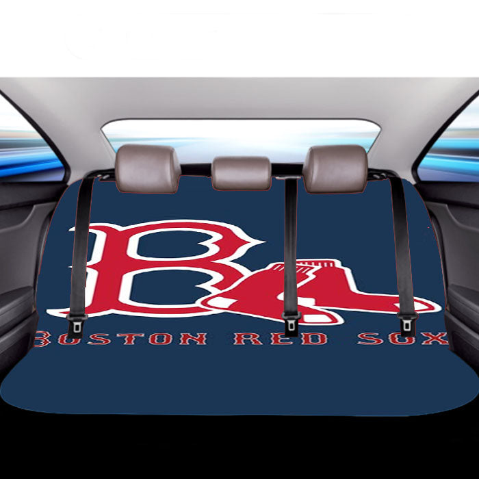 Boston Red Sox Baseball Car Back Rear Seat Covers