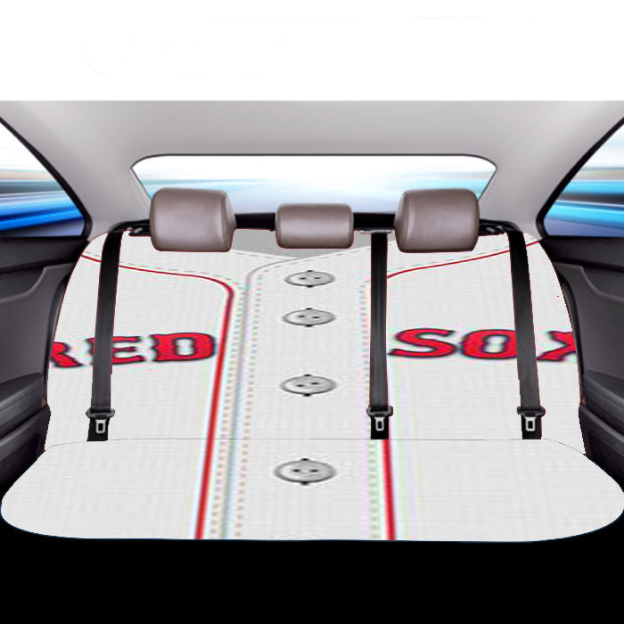 Boston Red Sox Jersey Car Back Rear Seat Covers