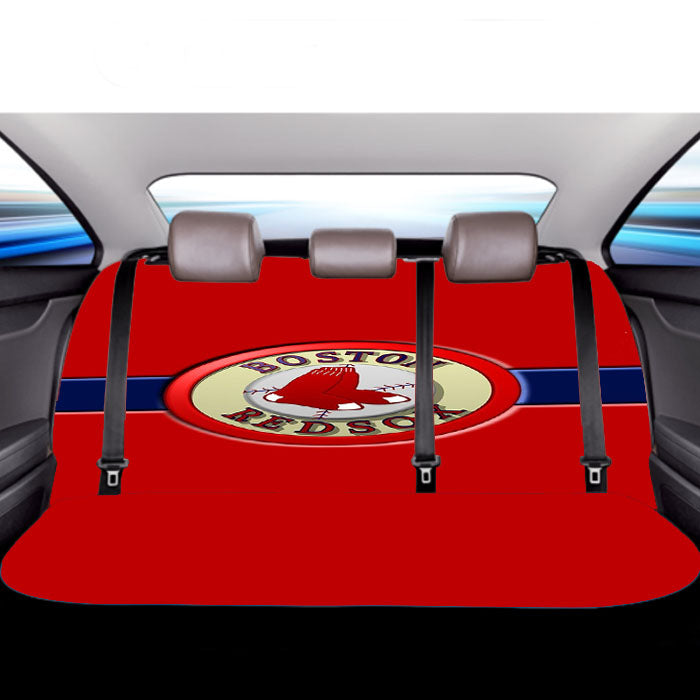 Boston Red Sox Logo Car Back Rear Seat Covers
