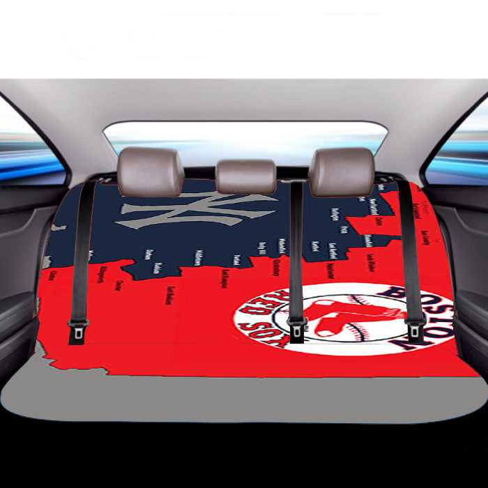 Boston Red Sox Logos Car Back Rear Seat Covers