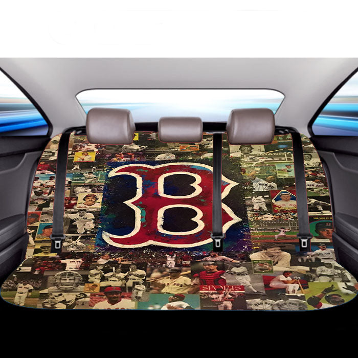Boston Red Sox Ph Car Back Rear Seat Covers