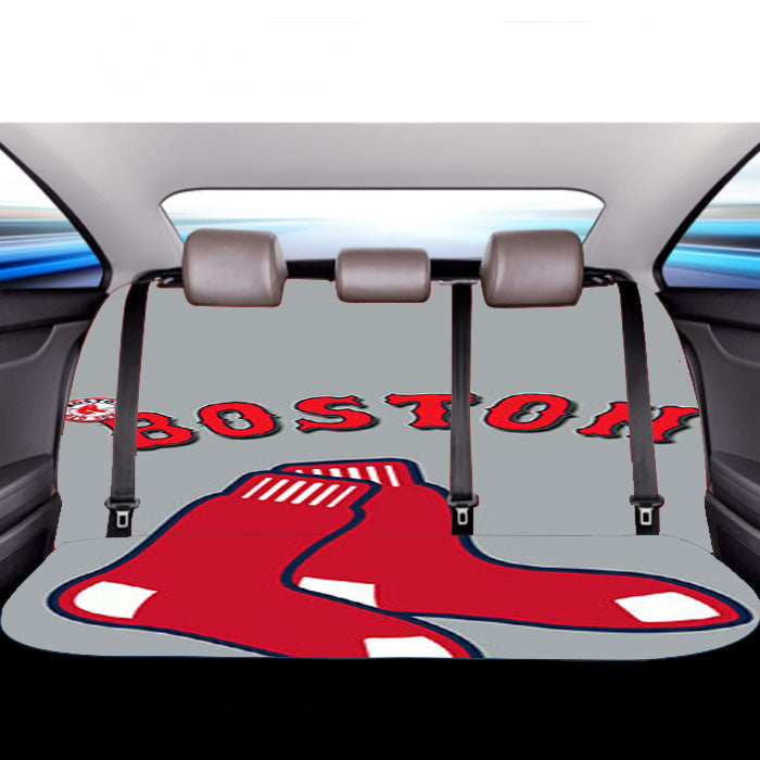 Boston Red Sox Red Car Back Rear Seat Covers