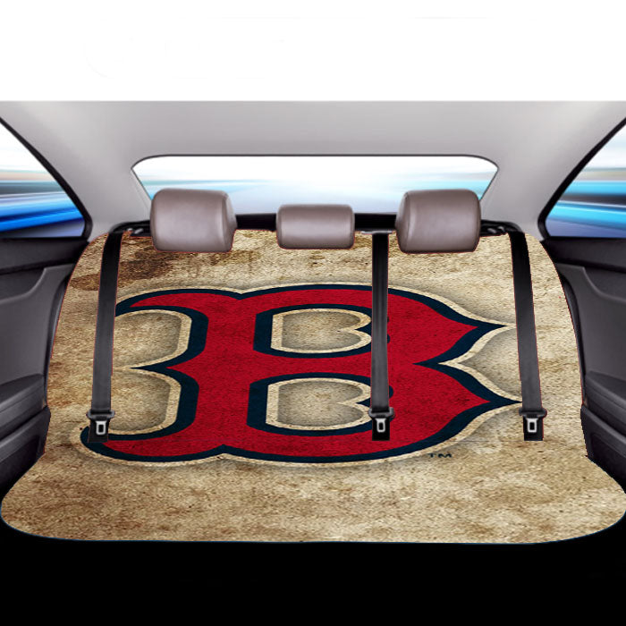 Boston Red Sox Vintage Car Back Rear Seat Covers