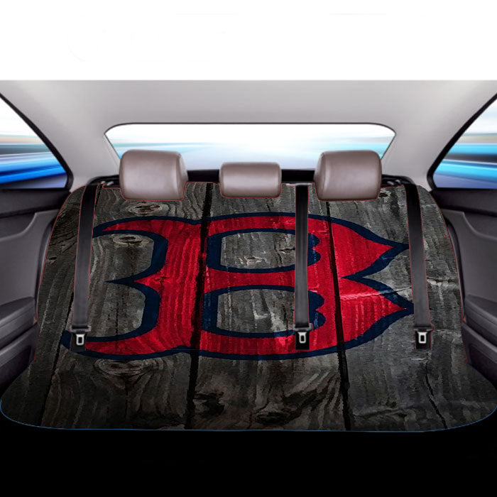 Boston Red Sox Wooden Car Back Rear Seat Covers