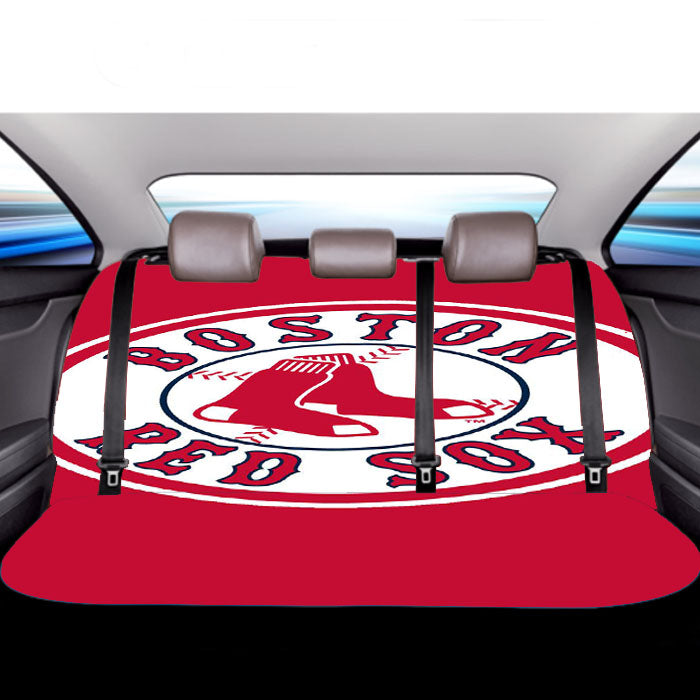 Boston Redsox Logo Car Back Rear Seat Covers