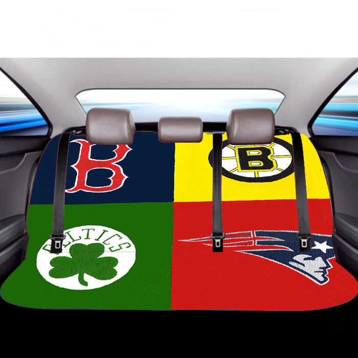 Boston Sports Lovah Car Back Rear Seat Covers