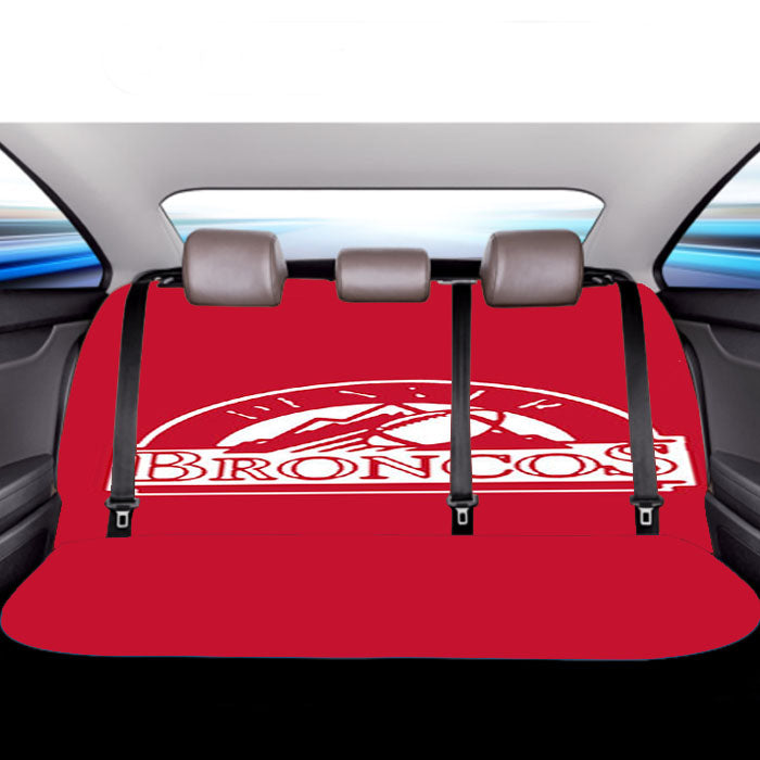 Broncos Denvar Car Back Rear Seat Covers