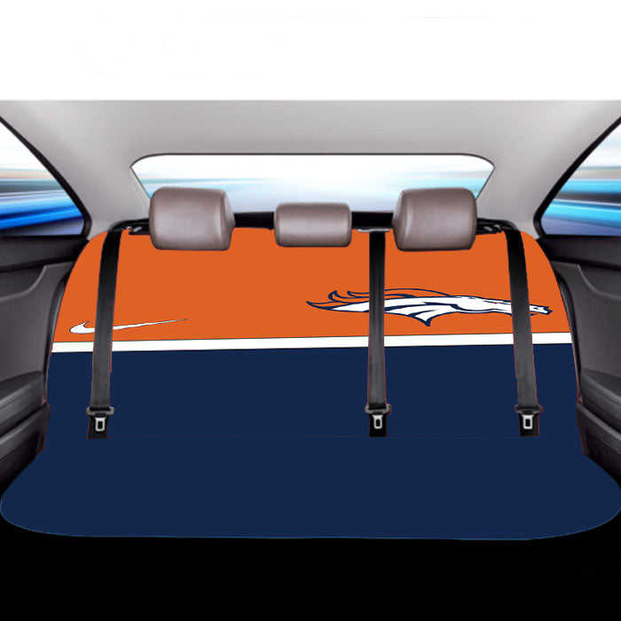 Broncos Denver Art Wallpaper Car Back Rear Seat Covers