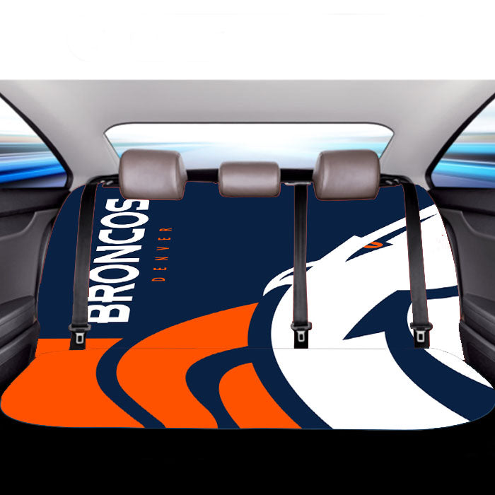 Broncos Denver Wallpaper Car Back Rear Seat Covers