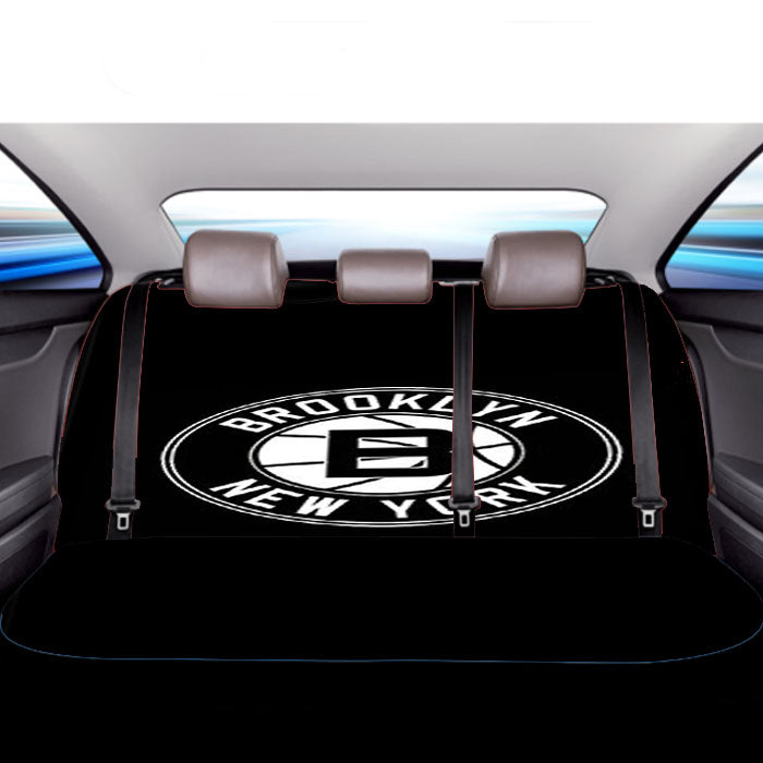 Brooklyn Black Nets Car Back Rear Seat Covers