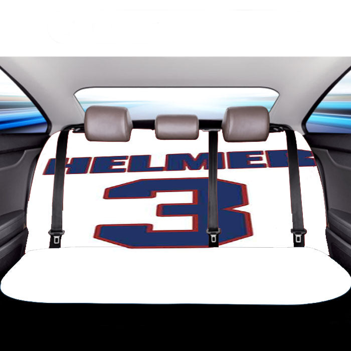 Bryan Helmer National Hockey Car Back Rear Seat Covers