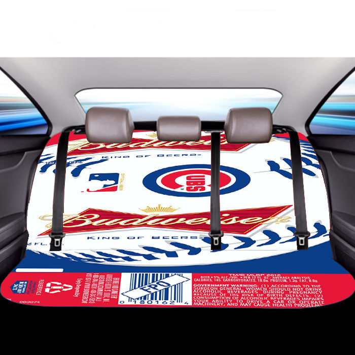 Budweiser Mlb Chicago Cubs Car Back Rear Seat Covers