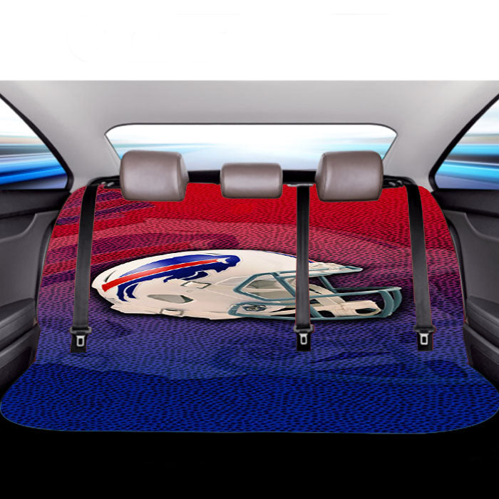 Buffalo Bills Helmet Car Back Rear Seat Covers