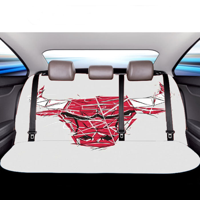 Bulls Basketball Car Back Rear Seat Covers
