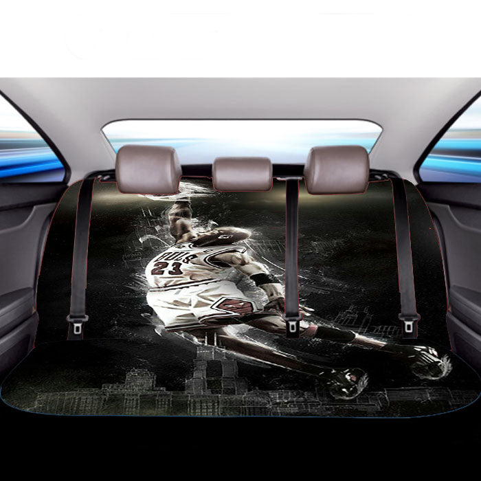 Buls 23 Basket Ball Car Back Rear Seat Covers