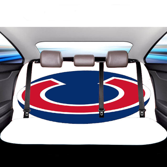 C Initial For Chicago Cubs Car Back Rear Seat Covers