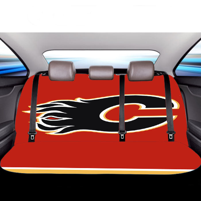 Calgary Flames 1 Car Back Rear Seat Covers