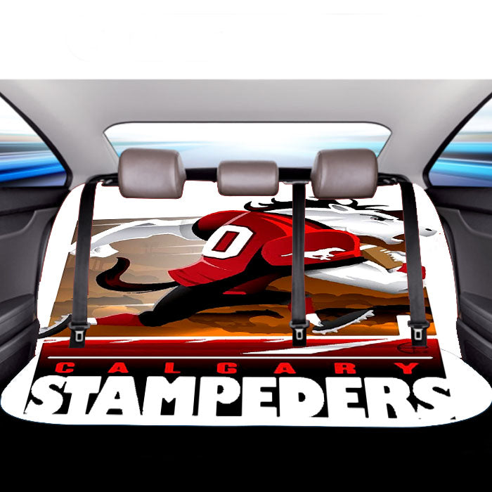 Calgary Stampeders Nfl Team Car Back Rear Seat Covers