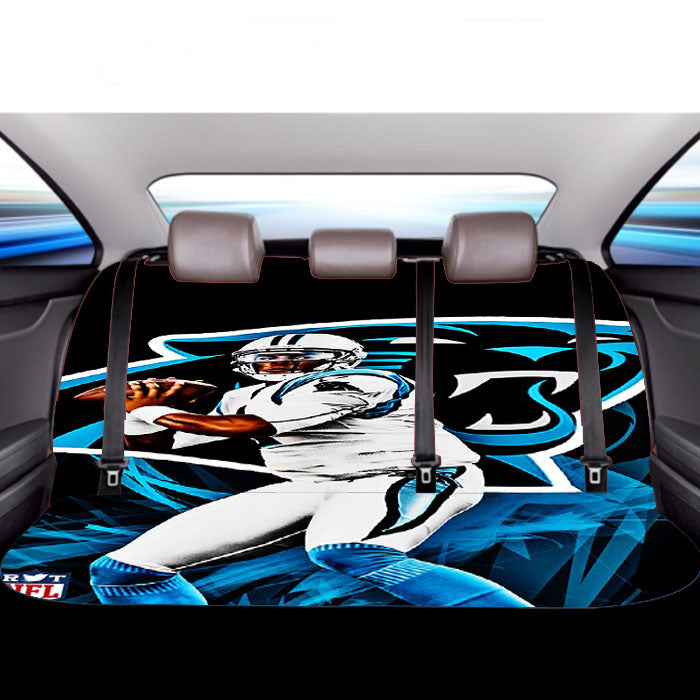 Cam Newton Carolina Panthers Car Back Rear Seat Covers