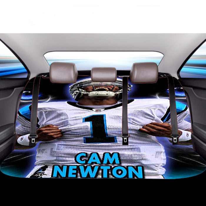 Cam Newton Panthers Eyes Car Back Rear Seat Covers