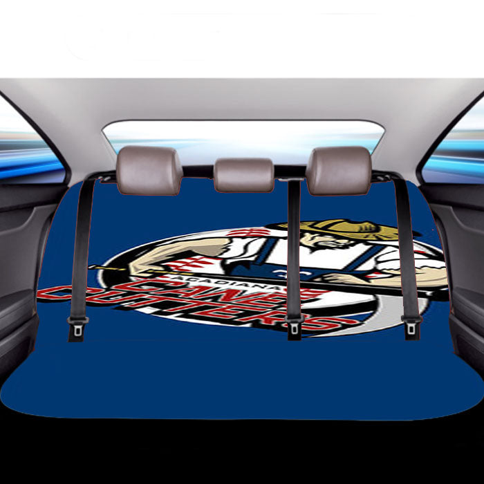Cane Cutters Baseball Logo Blue Car Back Rear Seat Covers