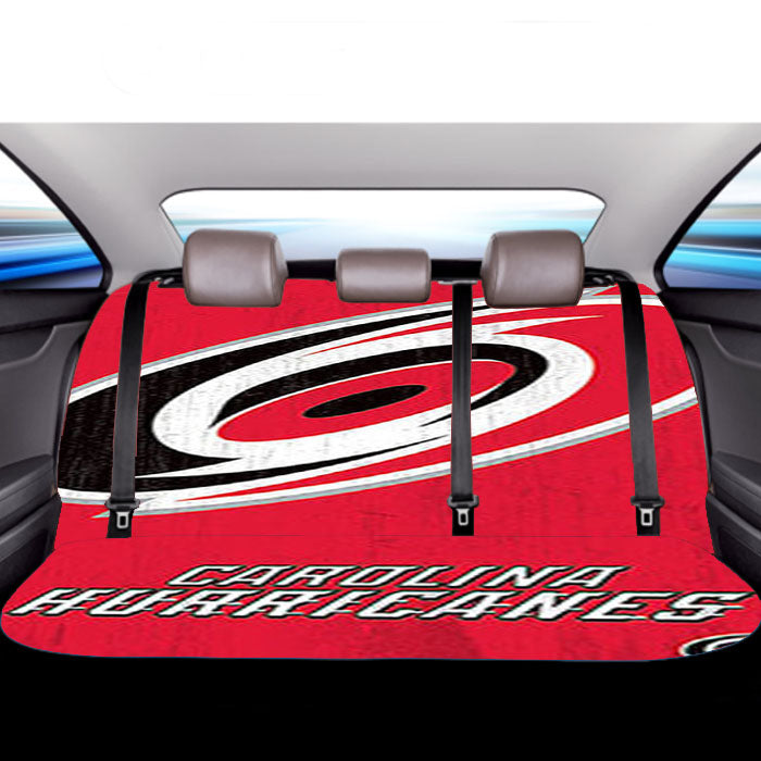 Carolina Hurricanes Logo Car Back Rear Seat Covers