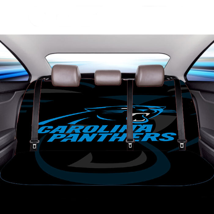 Carolina Panthers Logo Car Back Rear Seat Covers