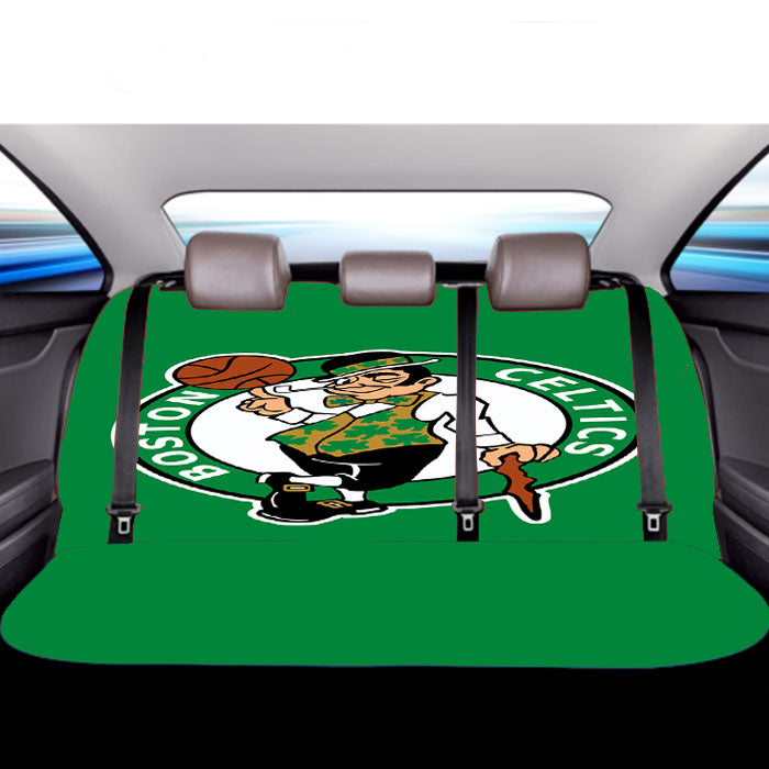 Celtics Boston Logo Car Back Rear Seat Covers