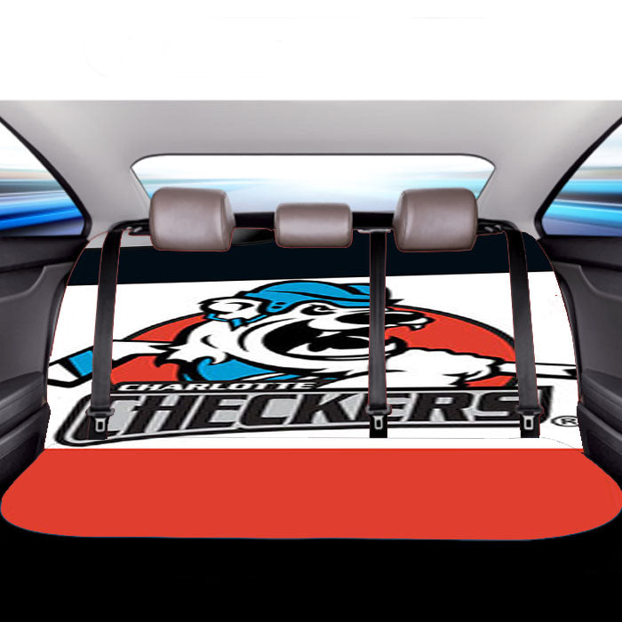 Charlotte Checkers Car Back Rear Seat Covers