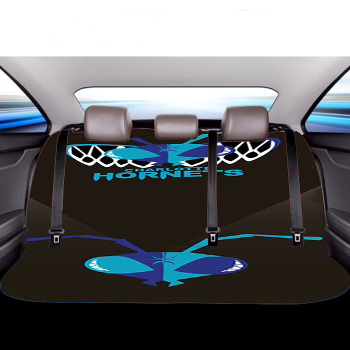 Charlotte Hornets Art Car Back Rear Seat Covers