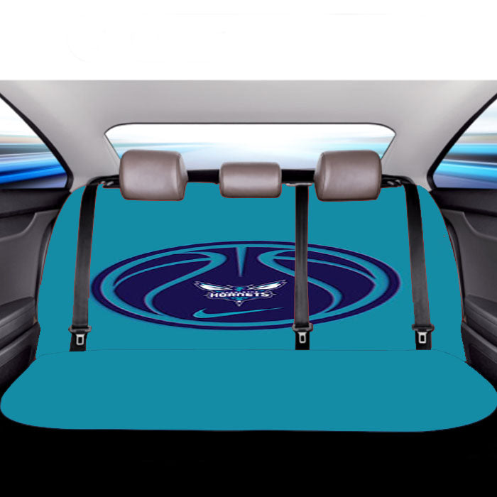 Charlotte Hornets Basketball Car Back Rear Seat Covers