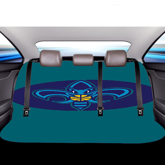 Charlotte Hornets Cover Car Back Rear Seat Covers