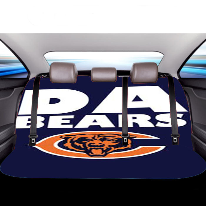Chicago Bears Da Bears Car Back Rear Seat Covers