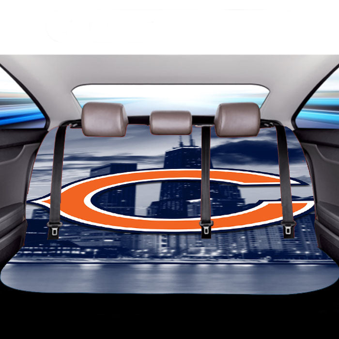 Chicago Bears Emblem Car Back Rear Seat Covers