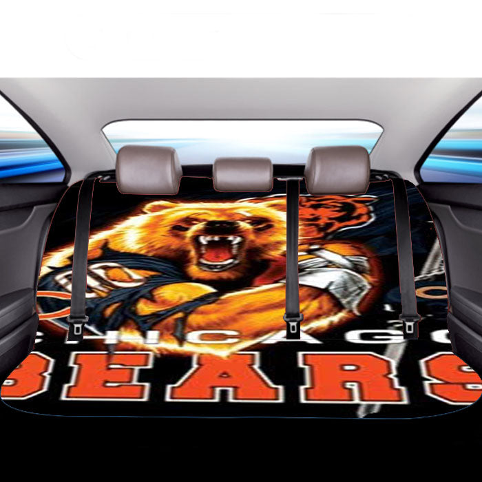 Chicago Bears Grrr Car Back Rear Seat Covers