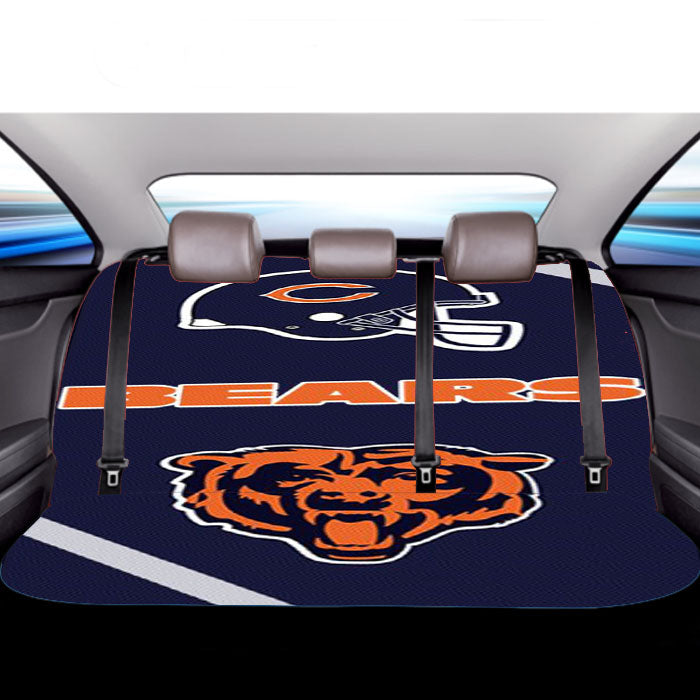 Chicago Bears Logo Car Back Rear Seat Covers