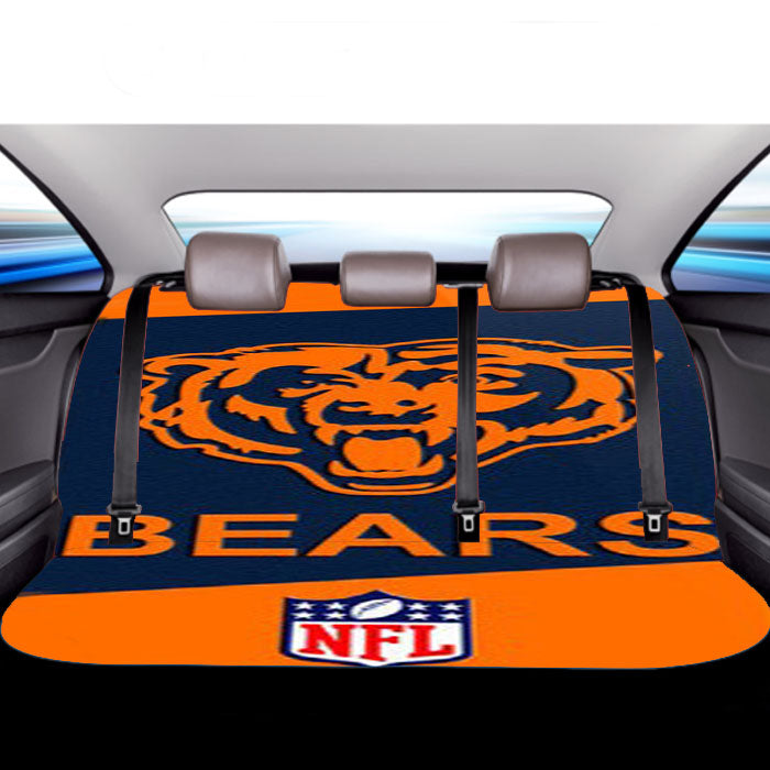 Chicago Bears Nfl Sport Logo Car Back Rear Seat Covers