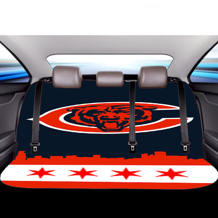 Chicago Bears Town Car Back Rear Seat Covers