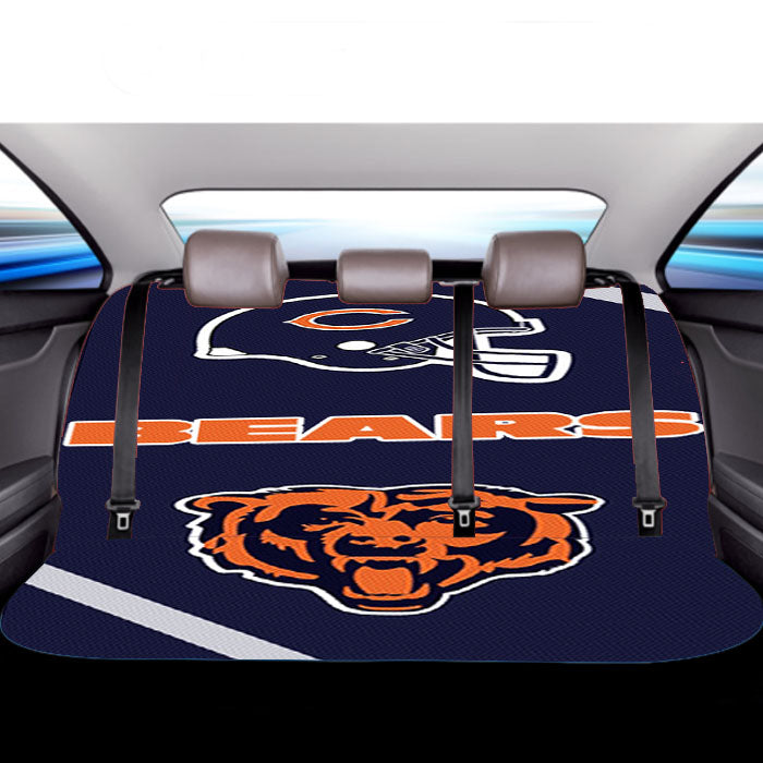 Chicago Bears Wallpaper Car Back Rear Seat Covers