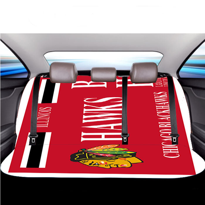 Chicago Blackhawks Car Back Rear Seat Covers