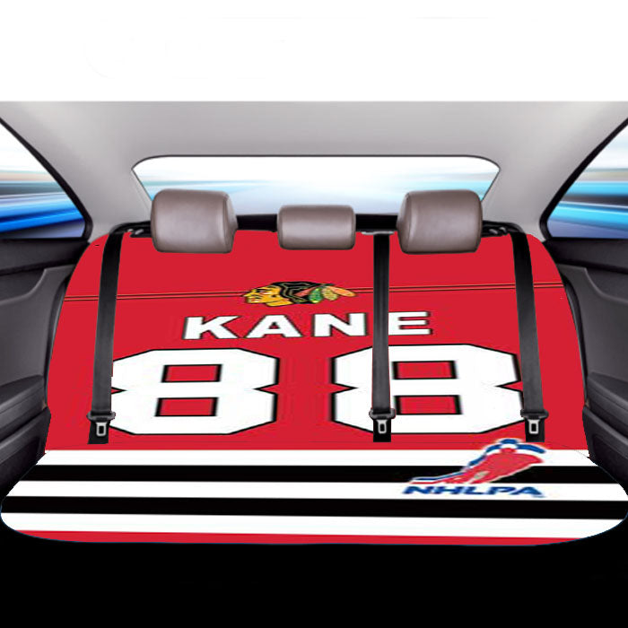 Chicago Blackhawks Kane Jersey Car Back Rear Seat Covers